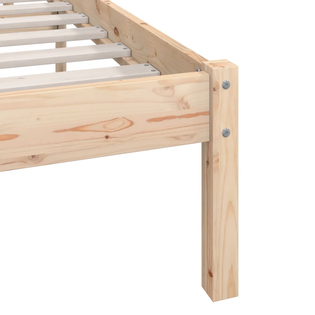 Bedframe massief grenenhout 90x200 cm is nu te koop bij PeponiXL, paradijselijk wonen!