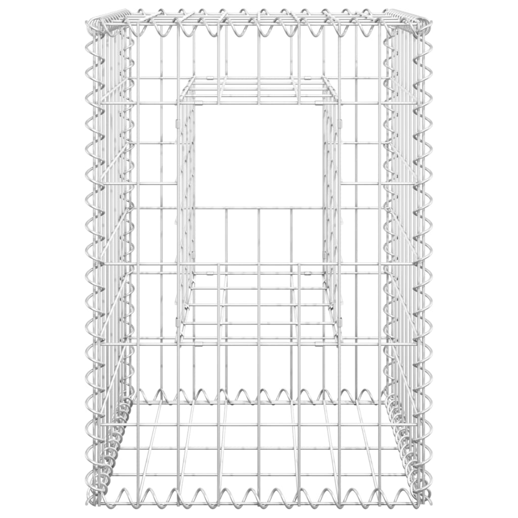 Schanskorf palen 2 st 40x40x60 cm ijzer is nu te koop bij PeponiXL, paradijselijk wonen!