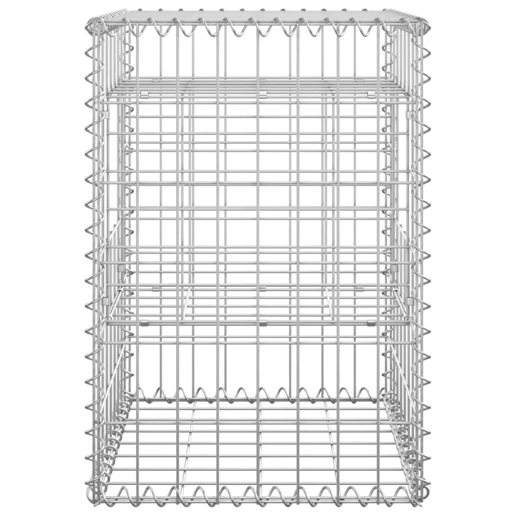 Schanskorf palen 2 st 40x40x60 cm ijzer is nu te koop bij PeponiXL, paradijselijk wonen!