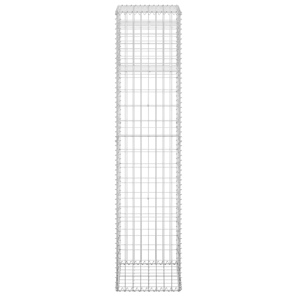 Schanskorf palen 2 st 40x40x180 cm ijzer is nu te koop bij PeponiXL, paradijselijk wonen!