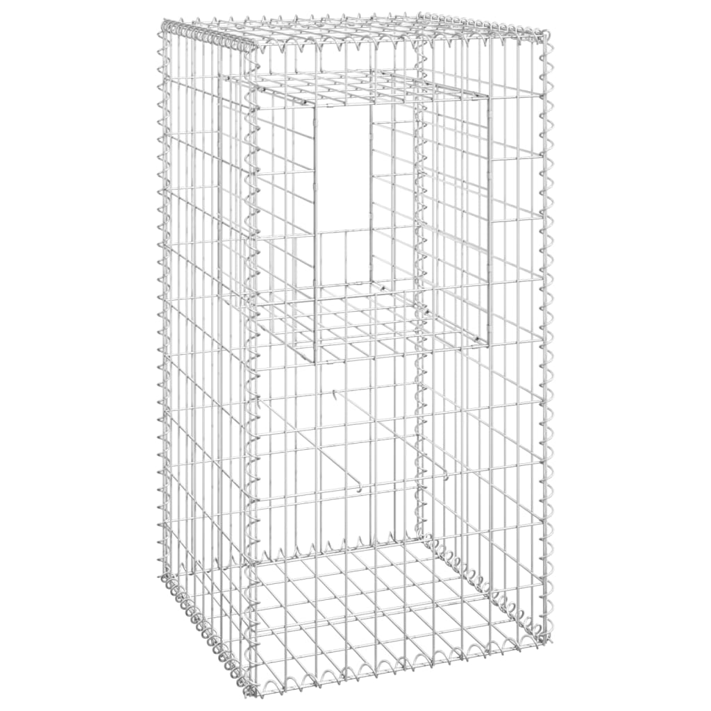 Schanskorf palen 2 st 50x50x100 cm ijzer is nu te koop bij PeponiXL, paradijselijk wonen!
