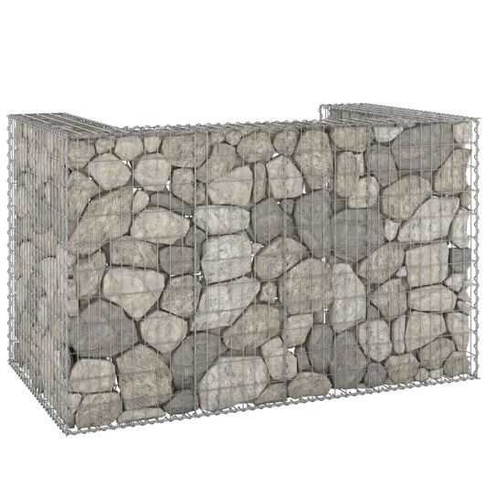 Schanskorf voor containers 180x100x110 cm gegalvaniseerd staal is nu te koop bij PeponiXL, paradijselijk wonen!