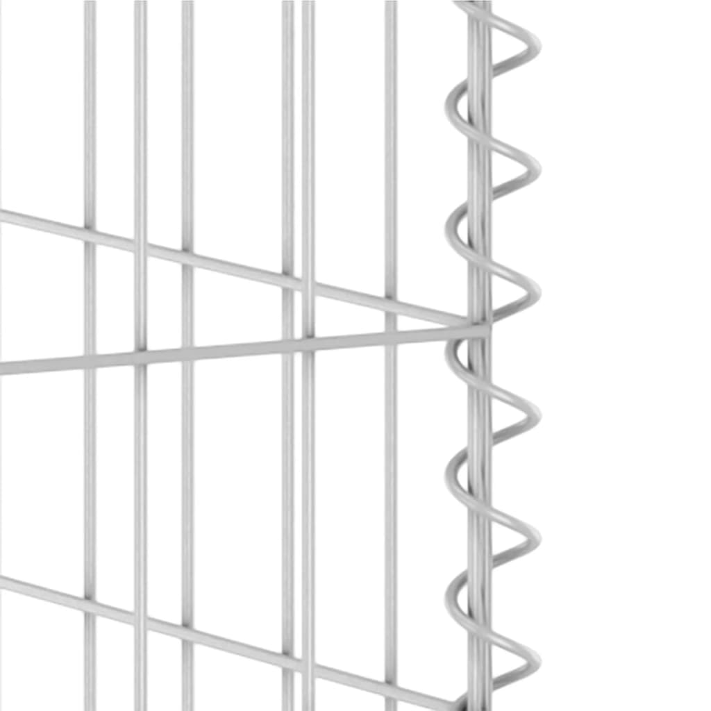 Schanskorf voor containers 254x100x110 cm gegalvaniseerd staal is nu te koop bij PeponiXL, paradijselijk wonen!