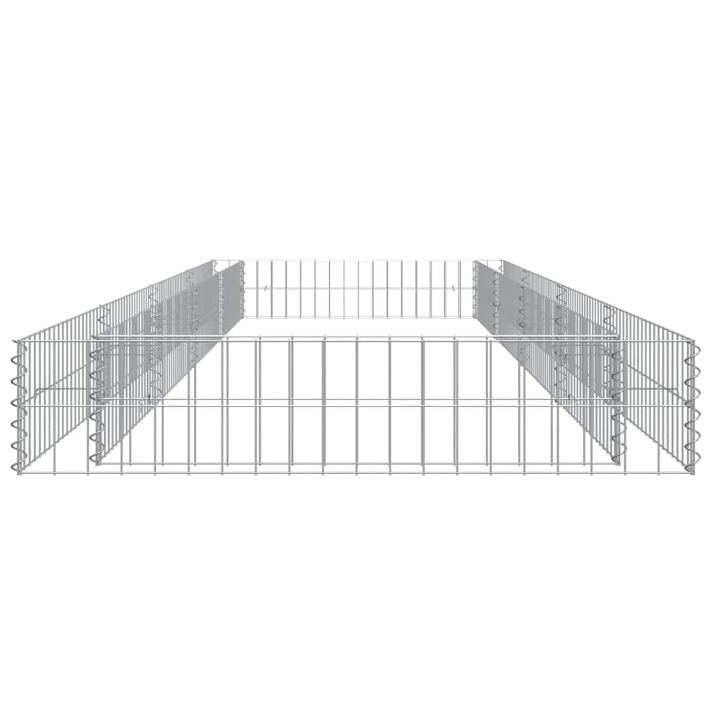 Gabion plantenbak verhoogd 400x100x20 cm gegalvaniseerd staal is nu te koop bij PeponiXL, paradijselijk wonen!