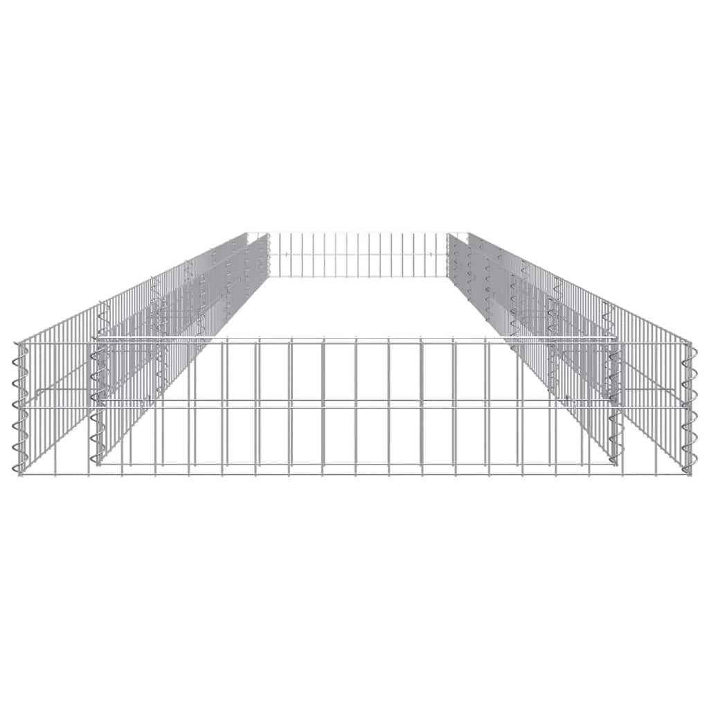 Gabion plantenbak verhoogd 600x100x20 cm gegalvaniseerd staal is nu te koop bij PeponiXL, paradijselijk wonen!