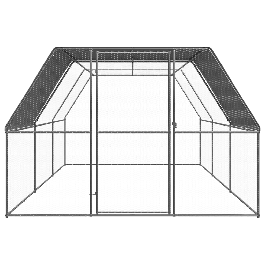 Kippenhok 3x6x2 m gegalvaniseerd staal is nu te koop bij PeponiXL, paradijselijk wonen!