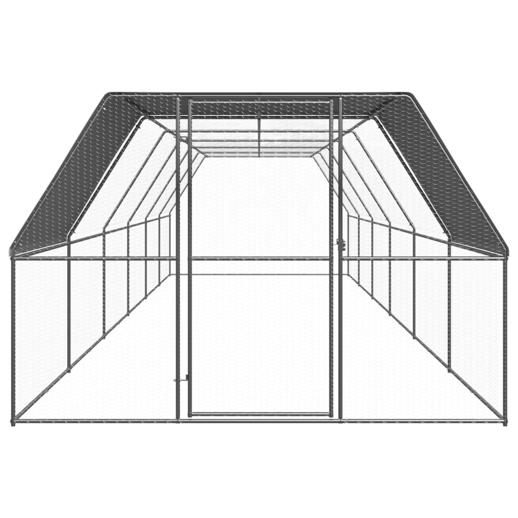 Kippenhok 3x12x2 m gegalvaniseerd staal is nu te koop bij PeponiXL, paradijselijk wonen!