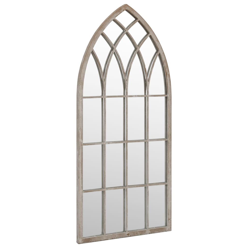 Tuinspiegel 100x45 cm ijzer zandkleurig is nu te koop bij PeponiXL, paradijselijk wonen!