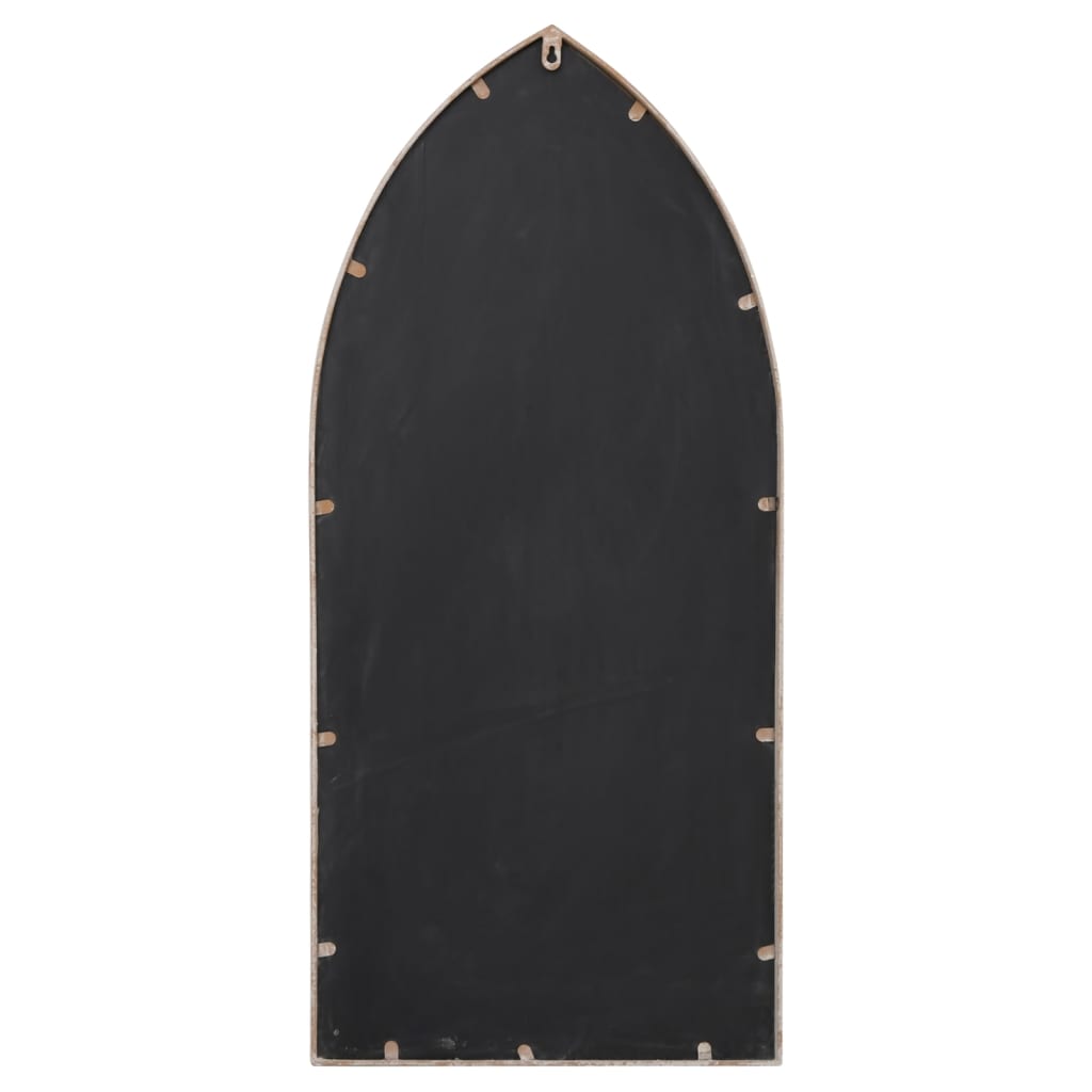 Tuinspiegel 100x45 cm ijzer zandkleurig is nu te koop bij PeponiXL, paradijselijk wonen!