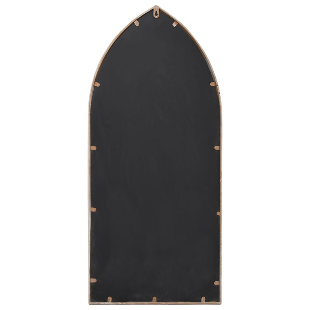 Tuinspiegel 100x45 cm ijzer zandkleurig is nu te koop bij PeponiXL, paradijselijk wonen!