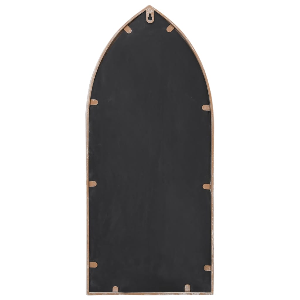 Tuinspiegel 70x30 cm ijzer zandkleurig is nu te koop bij PeponiXL, paradijselijk wonen!