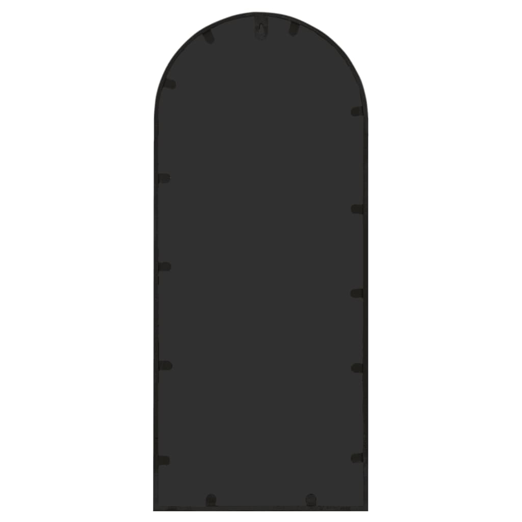 Tuinspiegel 100x45 cm ijzer zwart is nu te koop bij PeponiXL, paradijselijk wonen!