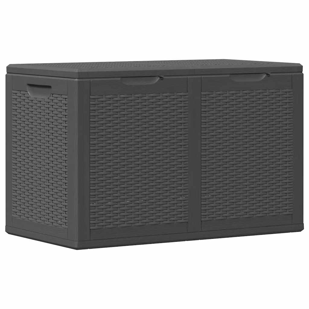 Tuinbox 180 L PP rattan zwart is nu te koop bij PeponiXL, paradijselijk wonen!