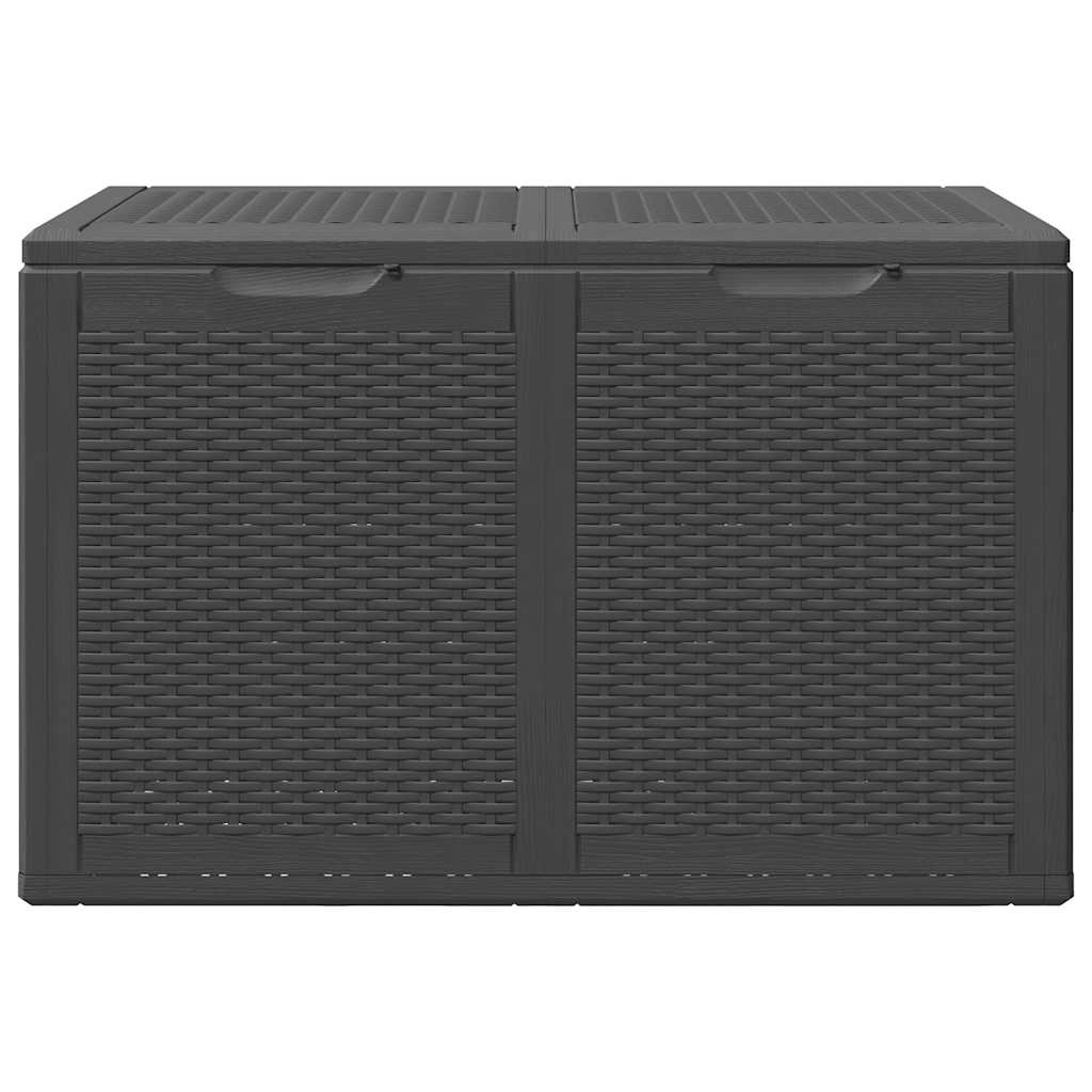 Tuinbox 180 L PP rattan zwart is nu te koop bij PeponiXL, paradijselijk wonen!