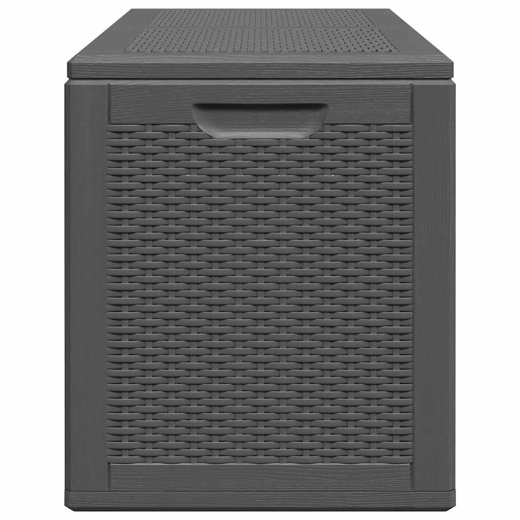 Tuinbox 180 L PP rattan zwart is nu te koop bij PeponiXL, paradijselijk wonen!