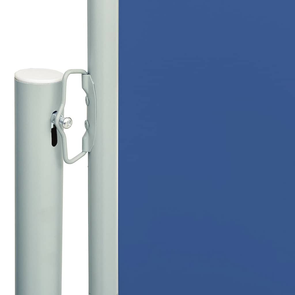 Tuinscherm uittrekbaar 117x600 cm blauw is nu te koop bij PeponiXL, paradijselijk wonen!