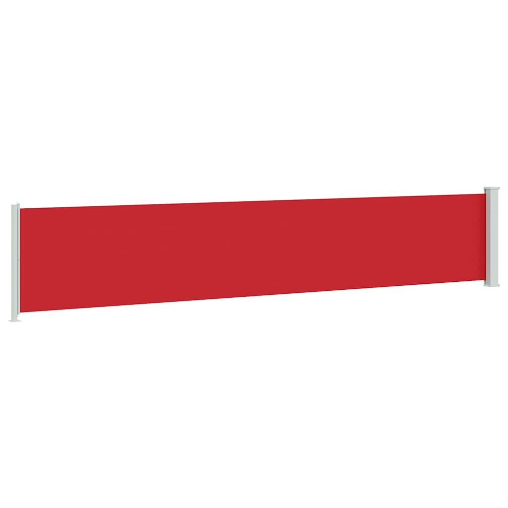 Tuinscherm uittrekbaar 117x600 cm rood is nu te koop bij PeponiXL, paradijselijk wonen!