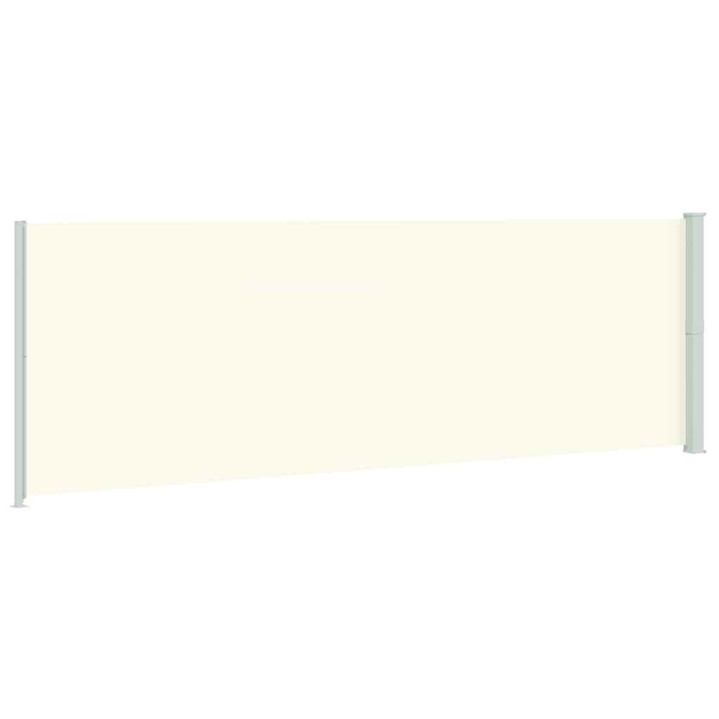 Tuinscherm uittrekbaar 200x600 cm crème is nu te koop bij PeponiXL, paradijselijk wonen!