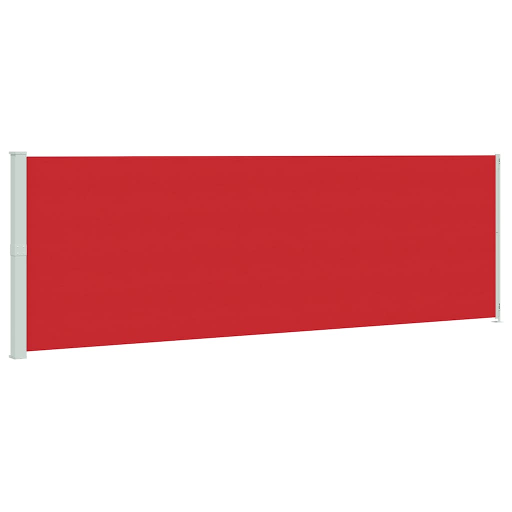 Tuinscherm uittrekbaar 200x600 cm rood is nu te koop bij PeponiXL, paradijselijk wonen!