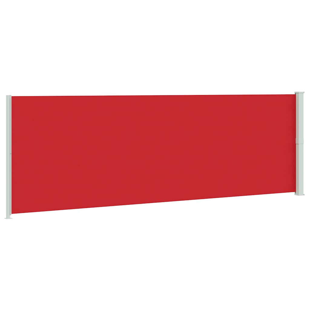 Tuinscherm uittrekbaar 200x600 cm rood is nu te koop bij PeponiXL, paradijselijk wonen!