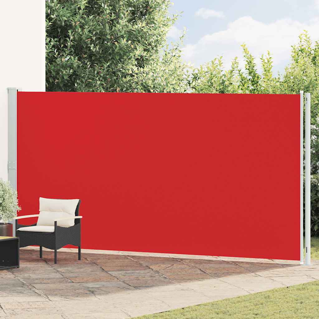 Tuinscherm uittrekbaar 200x600 cm rood is nu te koop bij PeponiXL, paradijselijk wonen!
