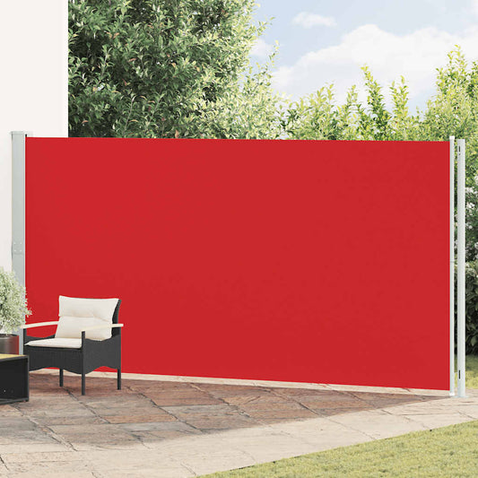 Tuinscherm uittrekbaar 200x600 cm rood is nu te koop bij PeponiXL, paradijselijk wonen!