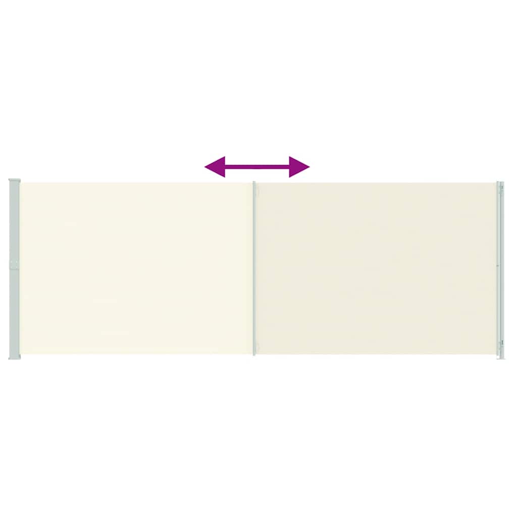 Tuinscherm uittrekbaar 220x600 cm crème is nu te koop bij PeponiXL, paradijselijk wonen!