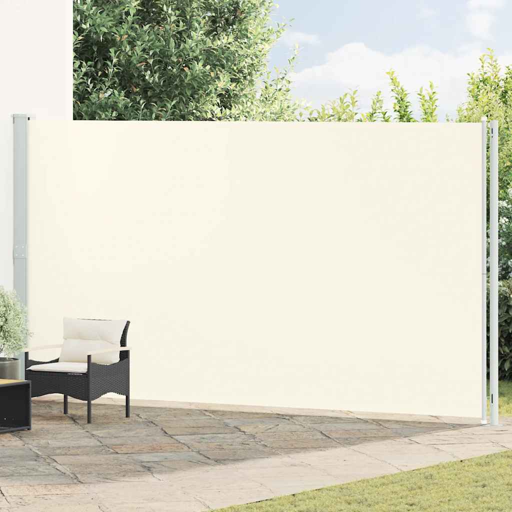 Tuinscherm uittrekbaar 220x600 cm crème is nu te koop bij PeponiXL, paradijselijk wonen!
