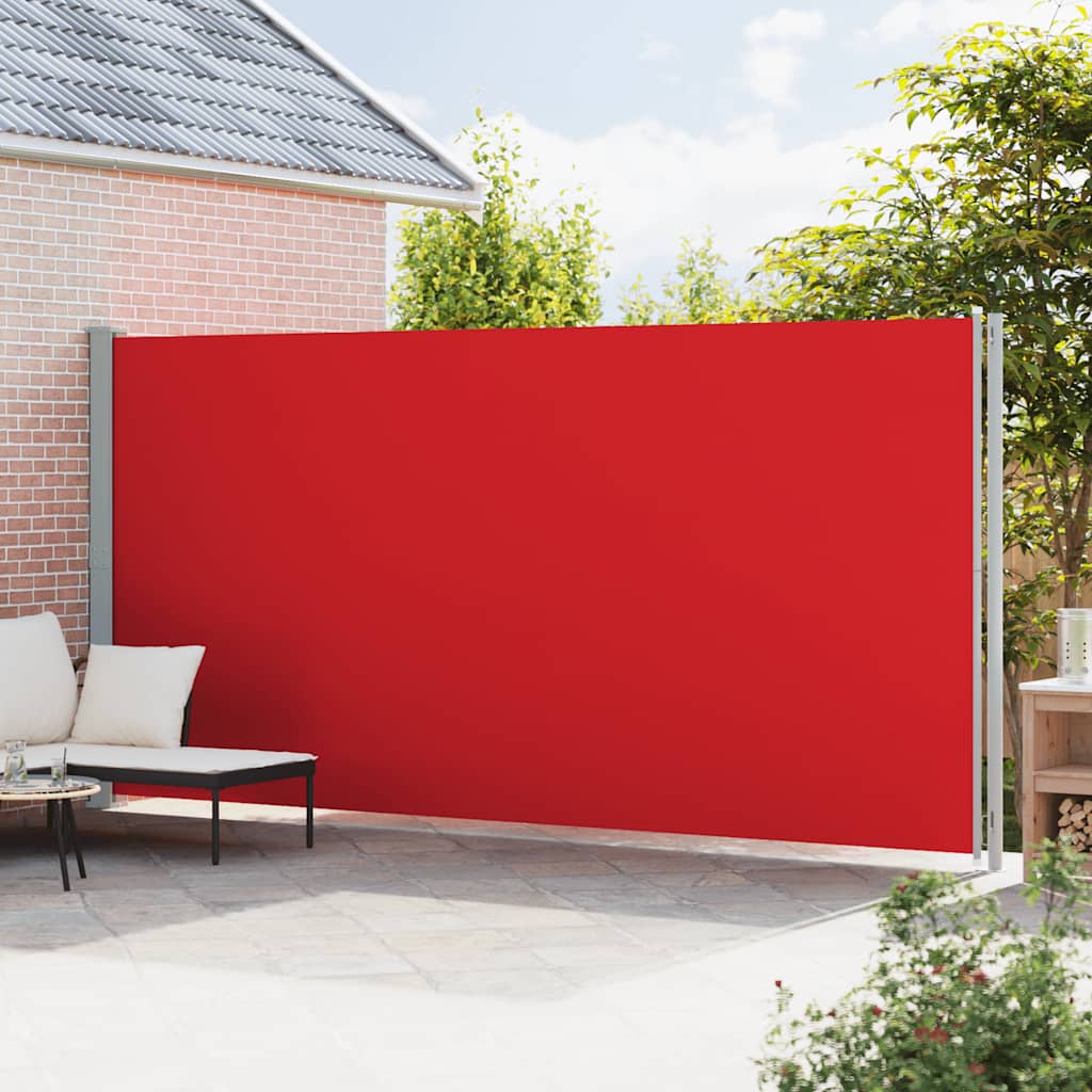 Tuinscherm uittrekbaar 220x600 cm rood is nu te koop bij PeponiXL, paradijselijk wonen!