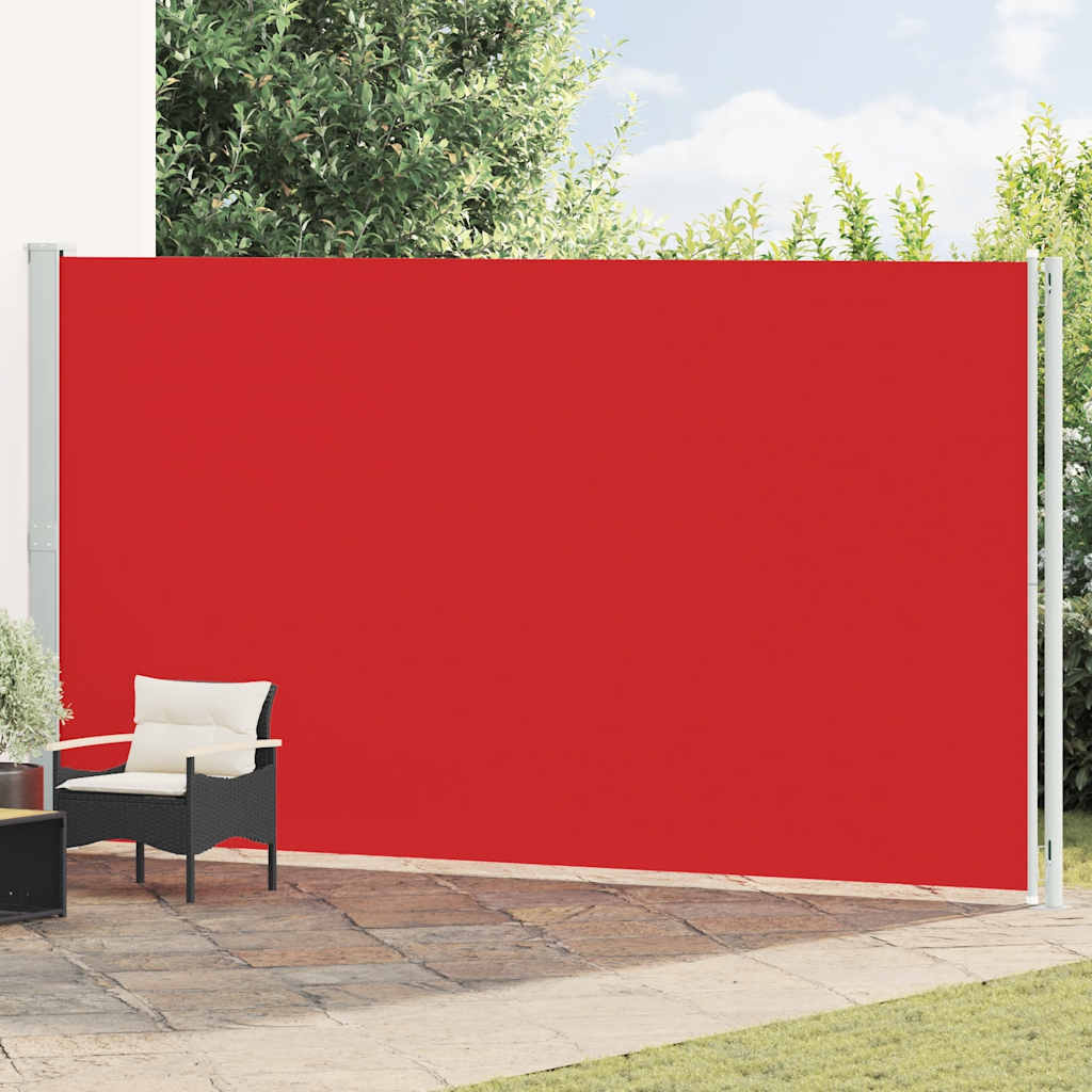 Tuinscherm uittrekbaar 220x600 cm rood is nu te koop bij PeponiXL, paradijselijk wonen!