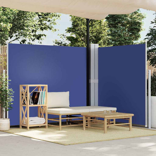 Windscherm uittrekbaar 180x600 cm blauw is nu te koop bij PeponiXL, paradijselijk wonen!