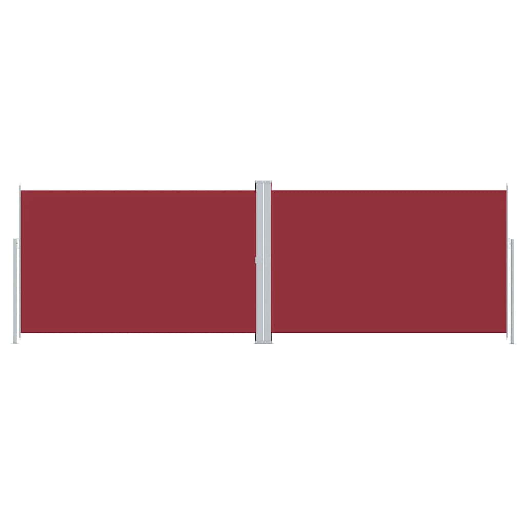 Windscherm uittrekbaar 220x600 cm rood is nu te koop bij PeponiXL, paradijselijk wonen!