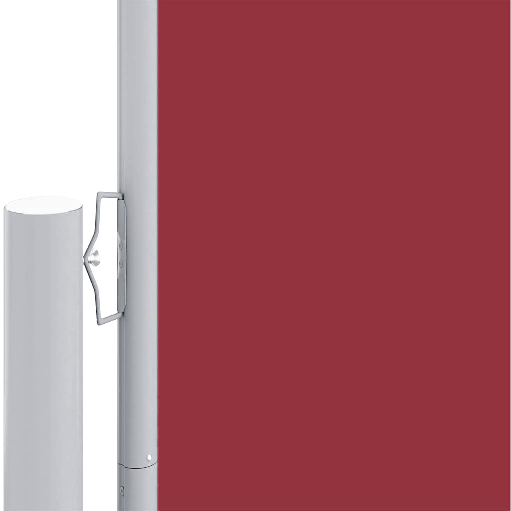 Windscherm uittrekbaar 220x600 cm rood is nu te koop bij PeponiXL, paradijselijk wonen!