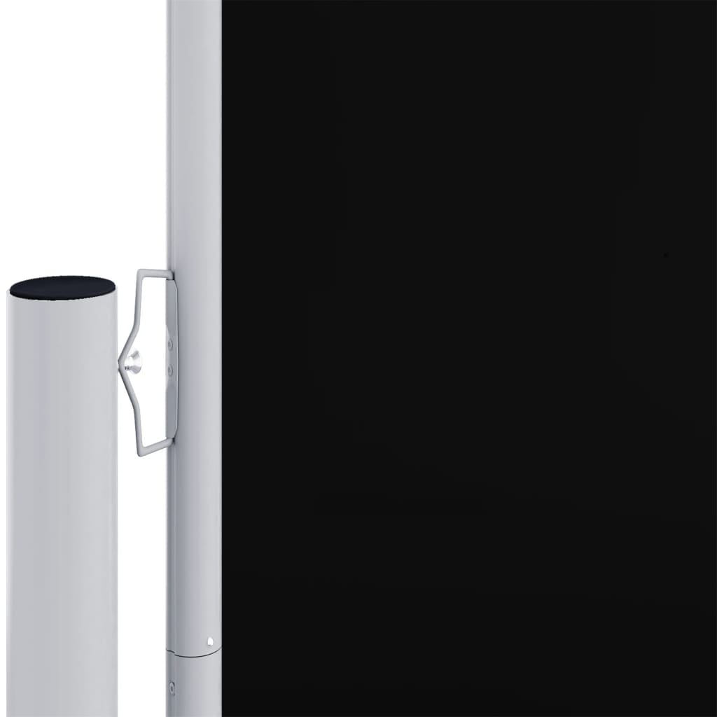 Windscherm uittrekbaar 160x1000 cm zwart is nu te koop bij PeponiXL, paradijselijk wonen!