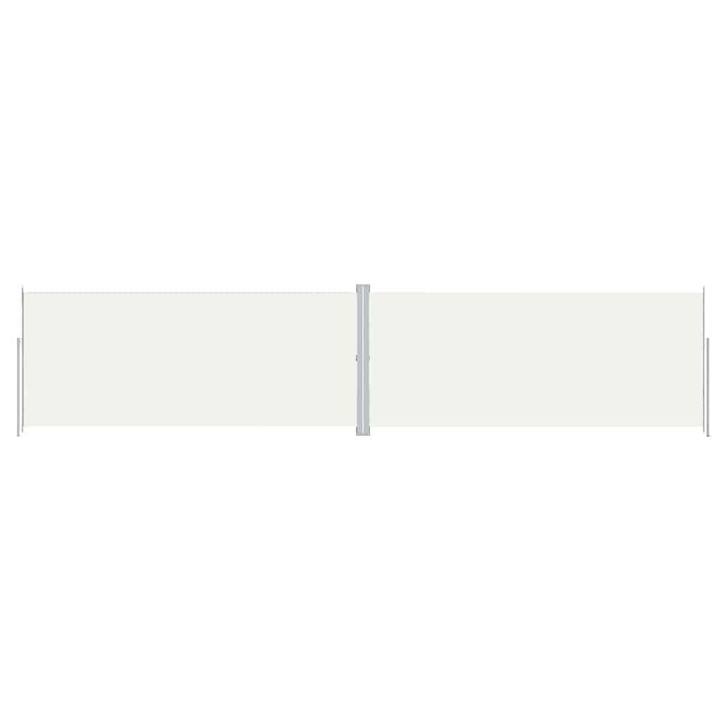 Windscherm uittrekbaar 220x1000 cm crèmekleurig is nu te koop bij PeponiXL, paradijselijk wonen!