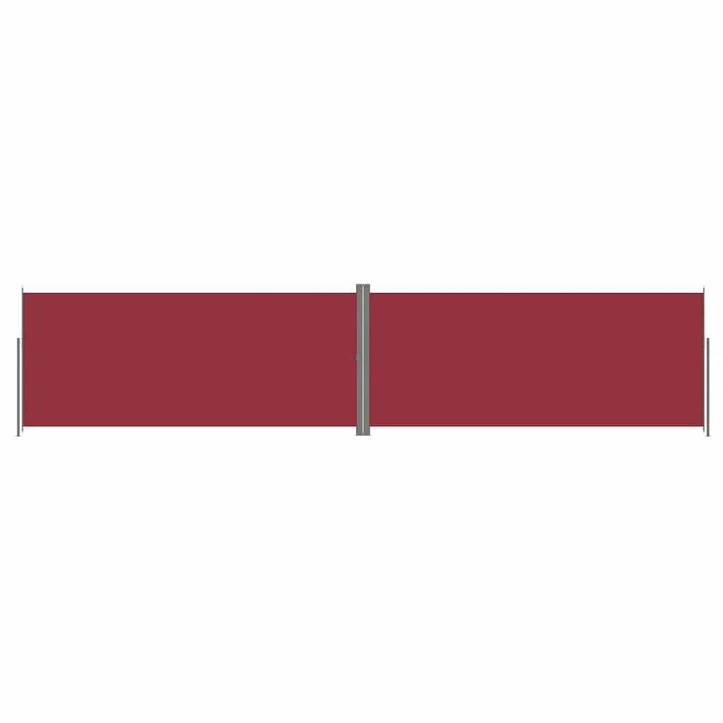 Windscherm uittrekbaar 220x1000 cm rood is nu te koop bij PeponiXL, paradijselijk wonen!