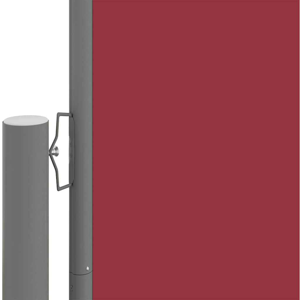 Windscherm uittrekbaar 220x1000 cm rood is nu te koop bij PeponiXL, paradijselijk wonen!
