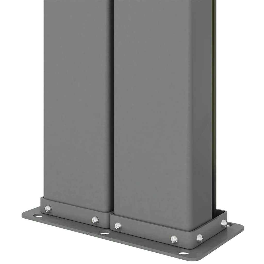 Windscherm uittrekbaar 220x1000 cm rood is nu te koop bij PeponiXL, paradijselijk wonen!