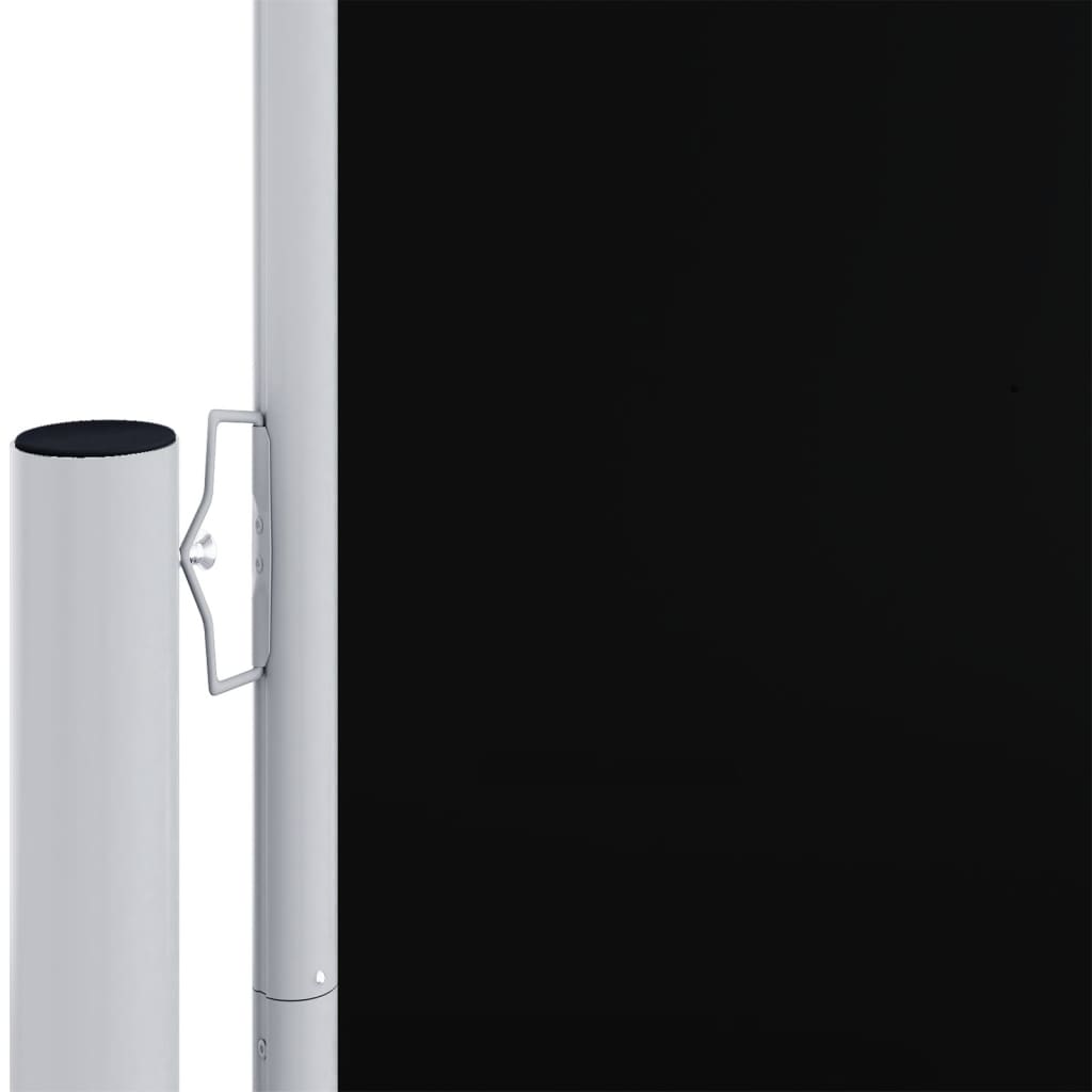 Windscherm uittrekbaar 200x1200 cm zwart is nu te koop bij PeponiXL, paradijselijk wonen!