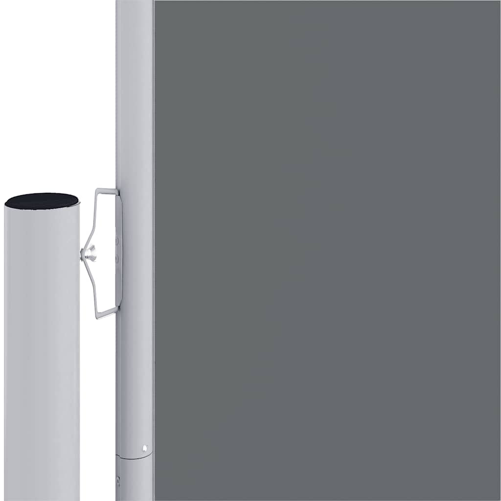 Windscherm uittrekbaar 220x1200 cm antracietkleurig is nu te koop bij PeponiXL, paradijselijk wonen!
