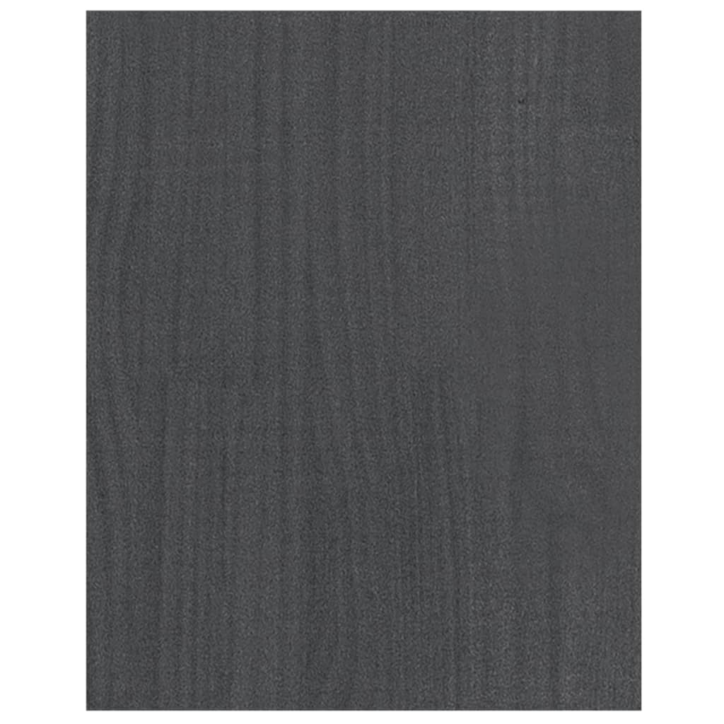 Tv-meubel 70x33x42 cm massief grenenhout grijs is nu te koop bij PeponiXL, paradijselijk wonen!