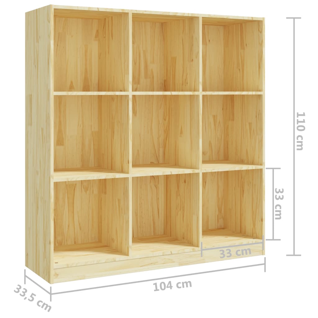 Boekenkast / kamerscherm 104x33,5x110 cm massief grenenhout is nu te koop bij PeponiXL, paradijselijk wonen!