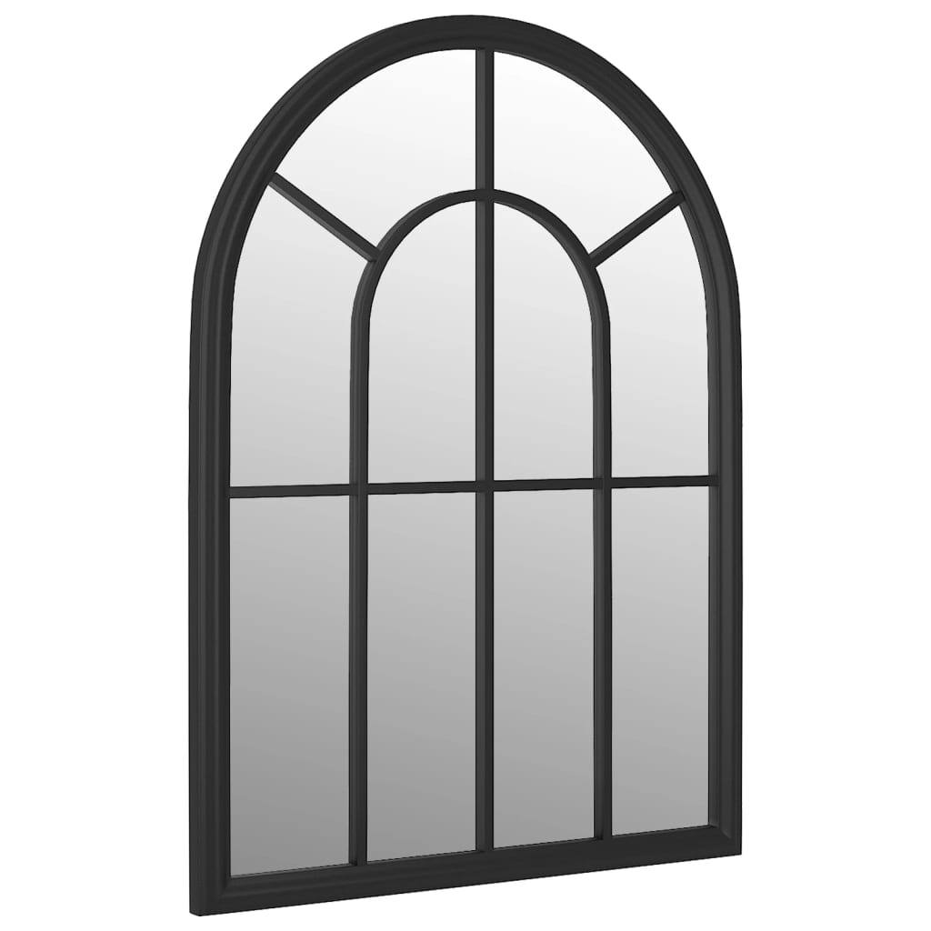 Spiegel 60x45 cm ijzer zwart is nu te koop bij PeponiXL, paradijselijk wonen!