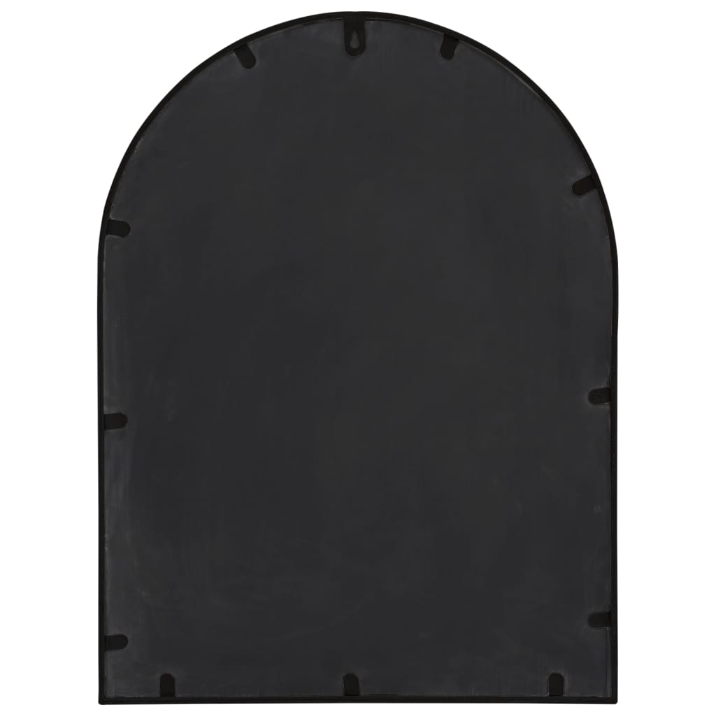 Spiegel 60x45 cm ijzer zwart is nu te koop bij PeponiXL, paradijselijk wonen!