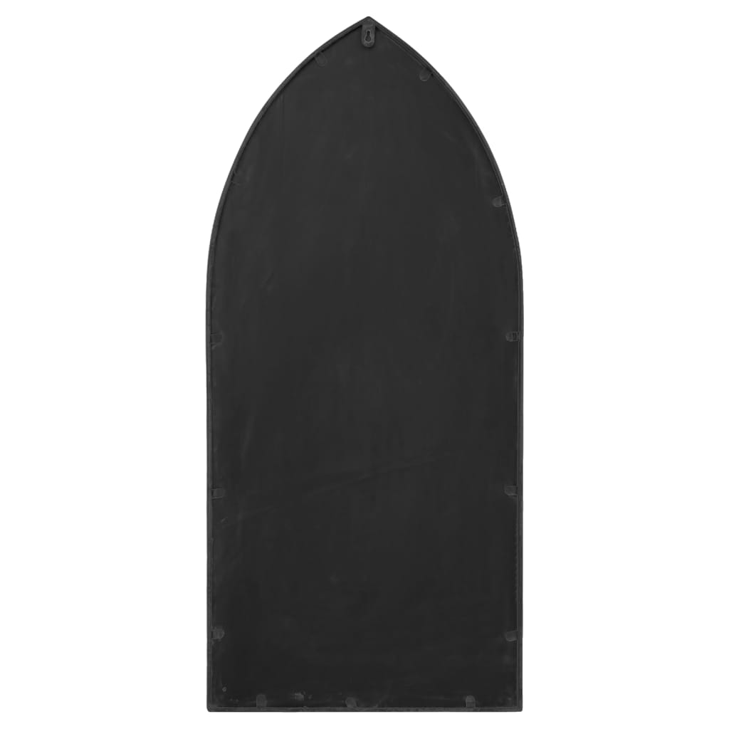 Spiegel 100x45 cm ijzer zwart is nu te koop bij PeponiXL, paradijselijk wonen!