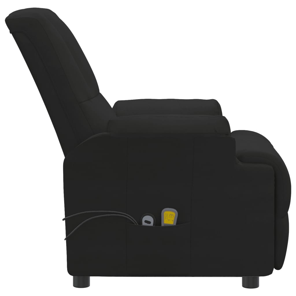 Sta-op-massagestoel kunstsuède zwart is nu te koop bij PeponiXL, paradijselijk wonen!