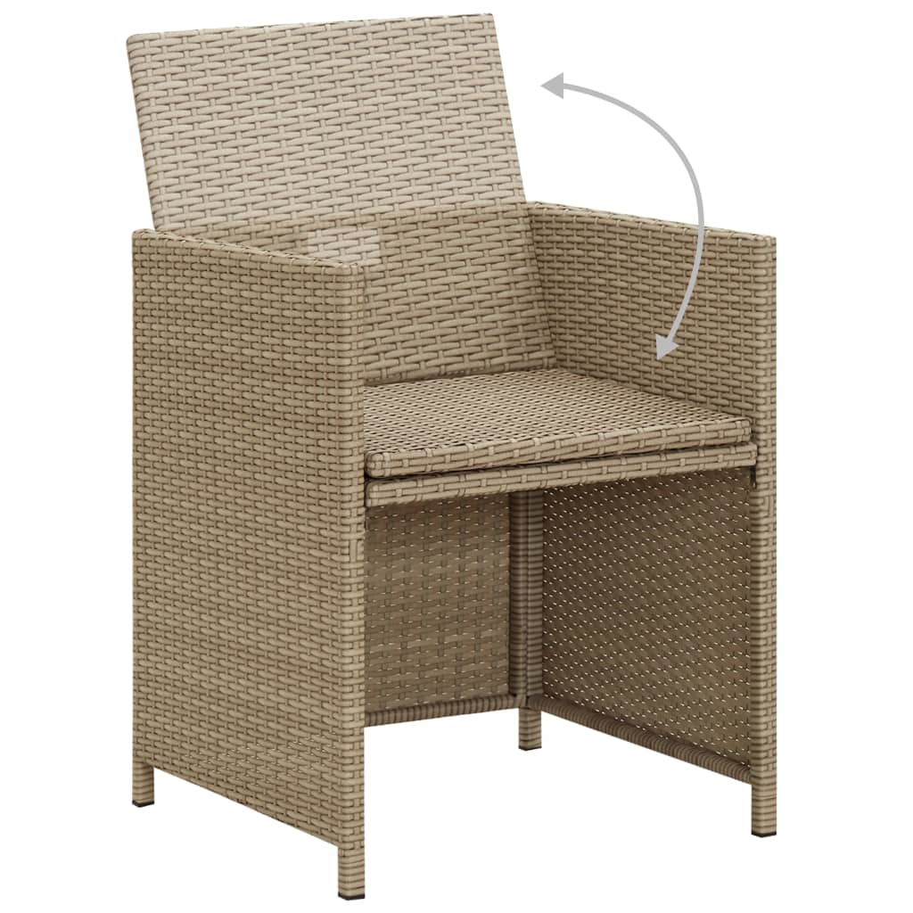 3-delige Tuinset met kussens beige is nu te koop bij PeponiXL, paradijselijk wonen!