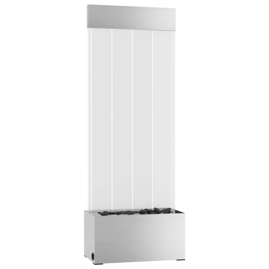 Bubbelzuil met RGB LED's 110 cm roestvrij staal en acryl is nu te koop bij PeponiXL, paradijselijk wonen!