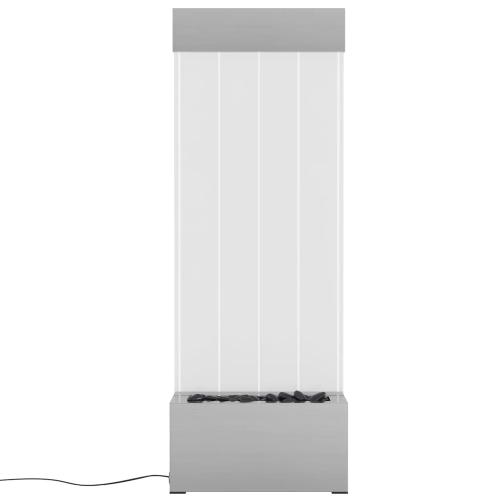Bubbelzuil met RGB LED's 110 cm roestvrij staal en acryl is nu te koop bij PeponiXL, paradijselijk wonen!