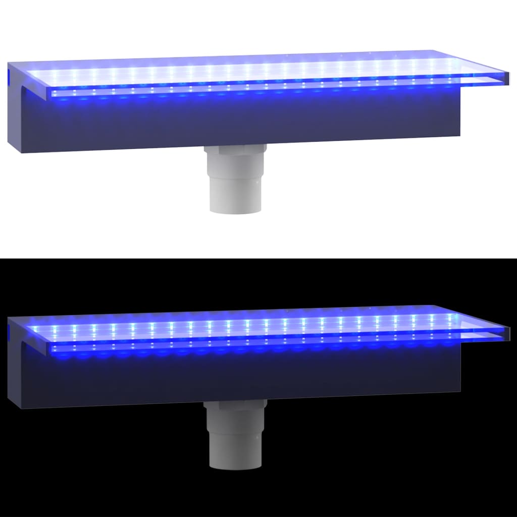 Watervaloverlaat met RGB LED's 45 cm acryl is nu te koop bij PeponiXL, paradijselijk wonen!